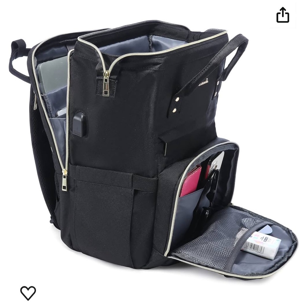 LOVEVOOK Black Backpack - Picture 10 of 13